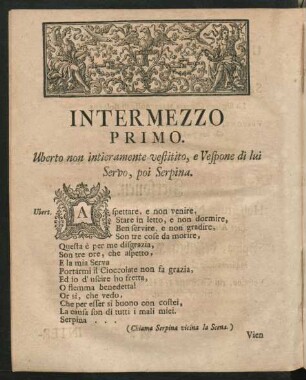 Intermezzo primo