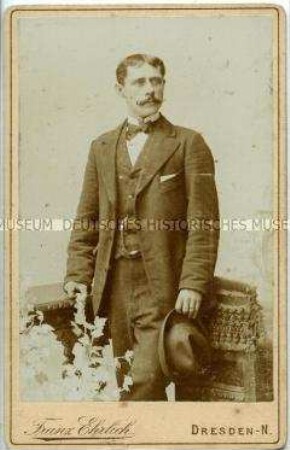 Mann mit Hut, Carte de Visite