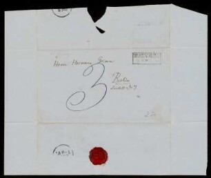 Brief von Wilhelm Grimm an Herman Grimm