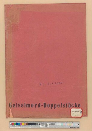 Prozeß über den Münchener Geiselmord vom 30. April 1919. - Zeitungsausschnitte
