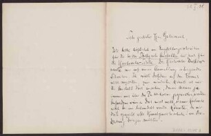 Schreiben an Hermann Muthesius (Brief)