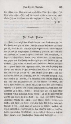 227-251 Der Apostel Paulus