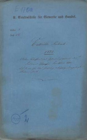 Patent des Ferdinand Schaaf in Franfurt am Main auf die von ihm durch Zeichnung und Beschreibung dargelegte Klaviermechanik