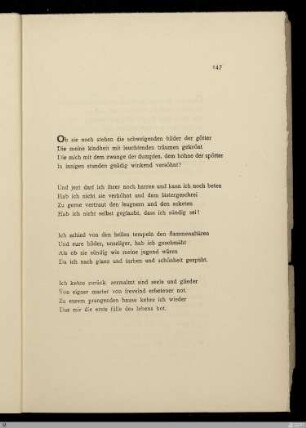Ob sie noch stehen die schweigenden bilder der götter