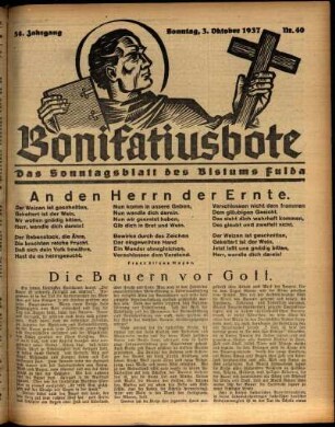 Ausgabe vom Sonntag, den 03. Oktober 1937.