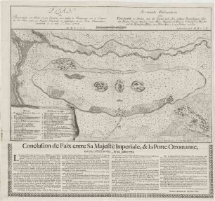 Conclusion de Paix entre Sa Majestè Imperiale, & la Porte Ottomanne,/ conclue à Passarovvitz, le 21. Juillet 1718.