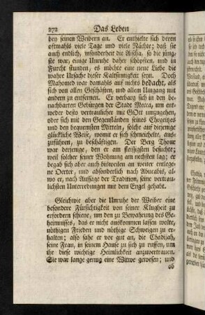 272-281, Gleichwie aber die Unruhe der Weiber ...