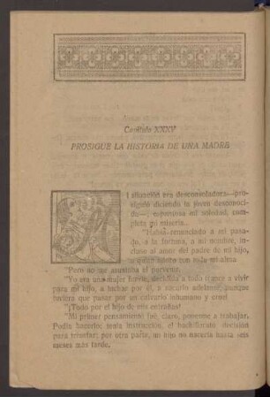 Capítulo XXXV - Prosigue la historia de una madre