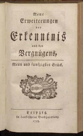 Neun und funfzigstes Stück.