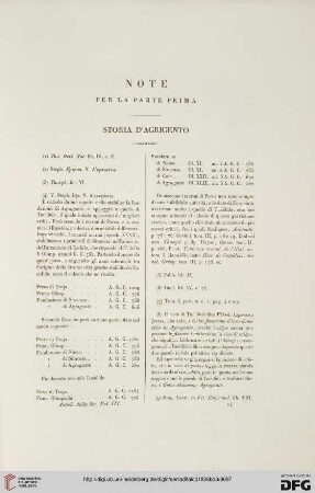 Note per la parte prima