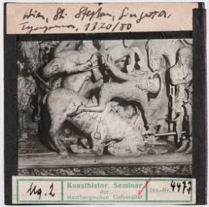 Wien, Stephansdom: Singertor, Bekehrung Pauli