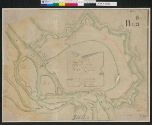 Plan der Fortification von Breslau