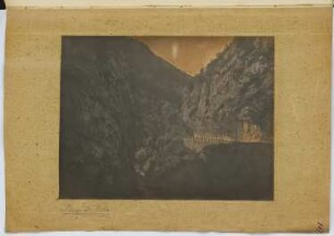Buco di Vela, Trient: Ansicht (aus: Skizzen- und Fotoalbum 5)