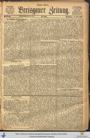 13.07.1901 (Erstes Blatt)