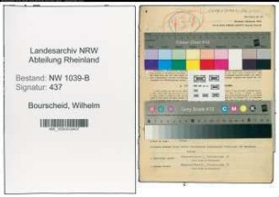 Entnazifizierung Wilhelm Bourscheid , geb. 23.11.1883 (Angestellter)