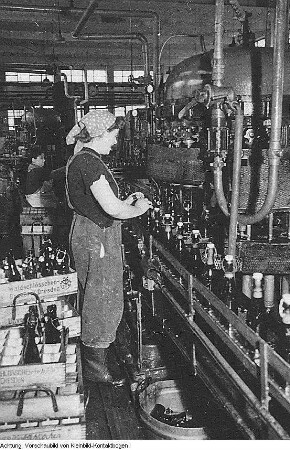 Dresden. VEB Kelterei Lockwitzgrund, Vertrieb und Produktion, 1956-1958
