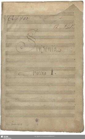 Symphonies - Mus.3411-N-8 : orch - D, KreD deest