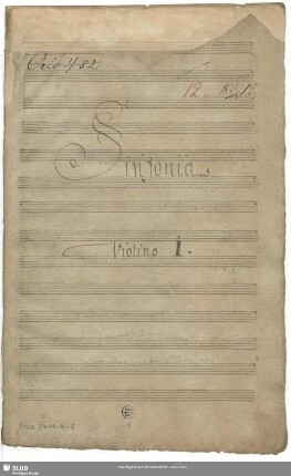 Symphonies - Mus.3411-N-8 : orch - D, KreD deest