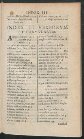 Index III Verborum Et Formularum.