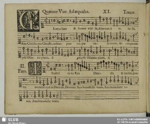 XI. Gloria laus et honor