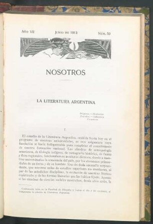 La literatura argentina