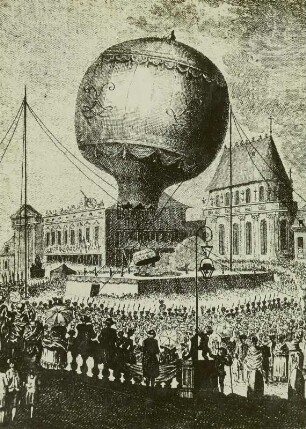Luftballon-Versuch, Montgolfier 1783