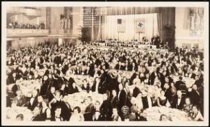 Galadiner im Waldorf-Astoria, New York (Portrait Otto Firle): Ansicht