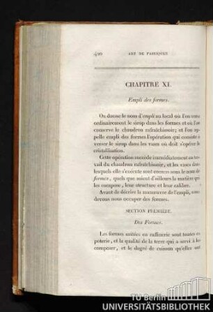 SECTION PREMIÈRE. Des Formes.