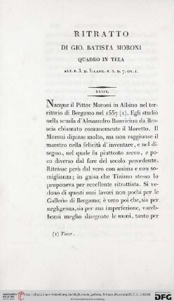 di Gio. Batista Moroni