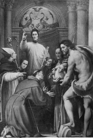 Lorenzo Giustinian mit Heiligen