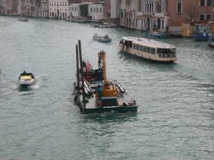 Venedig 2005 - Kanal Grande : Verkehr auf dem Kanal Grande, Aufgenommen im Februar 2005 in Venedig
