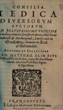 Consilia medica diversorum auctorum
