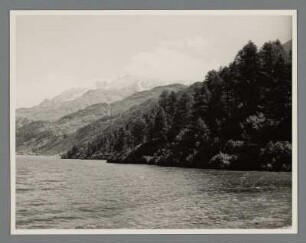 Felsmassiv am Silser See