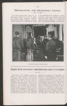 Recepción del ministro chino