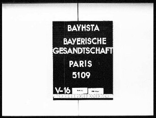 Schlarbaum, geborene Bérard, geschiedene Gräfin Wedel, von Berlin, und Bérard, Eugénie, beide in Paris, Paßausstellung und Beschaffung von Schriftstücken