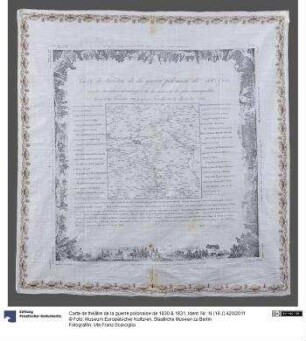 Carte de théâtre de la guerre polonaise de 1830 & 1831