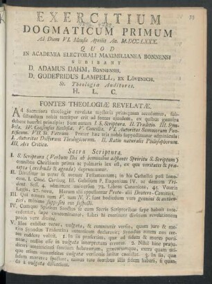 Fontes Theologiae Revelatae