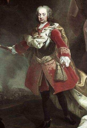 Porträt des Kaisers Franz I. Stephan als Kriegsherr