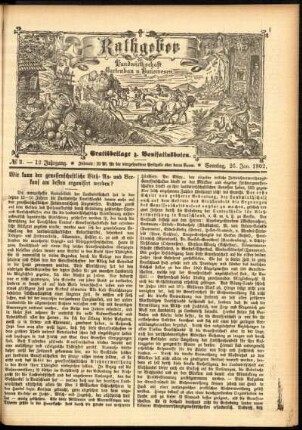 Ausgabe vom Sonntag, den 26. Januar 1902.