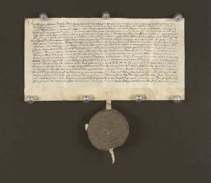 1584 Apr. 20. Hausrentenverkauf aus Haus auf der Altstadt an die Dechen des Heiligen Geistes "alhie".