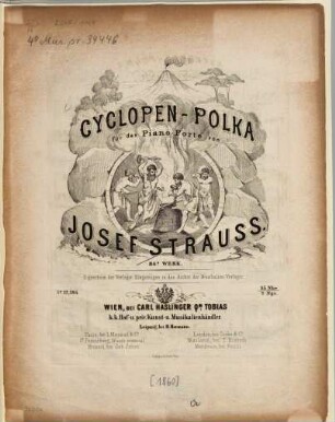 Cyclopen-Polka : für d. Pianoforte ; 84. s Werk