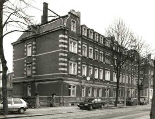 Dresden-Pieschen, Trachenberger Straße 45/47. Doppelwohnhaus (um 1900). Straßenansicht