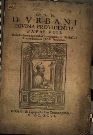 Bulla Canonizationis S. Ignatii