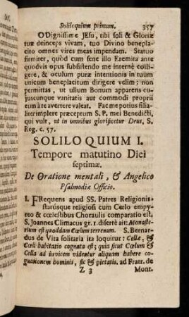 357-367, I. Frequens apud SS. Patres Religionis statusque ...