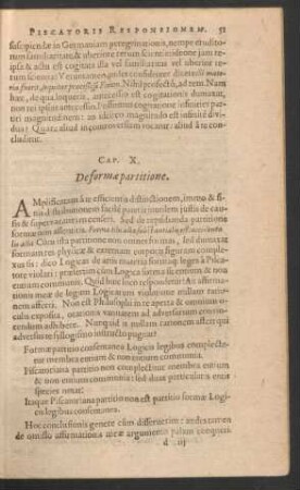 Cap. X. De formae partitione.