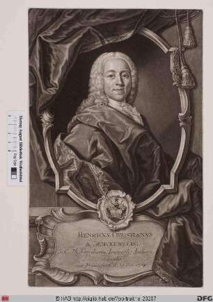 Bildnis Heinrich Christian Senckenberg (1751 Reichsfrhr. von)