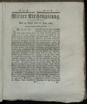 Das 24. Stück vom 12. Juny 1789.