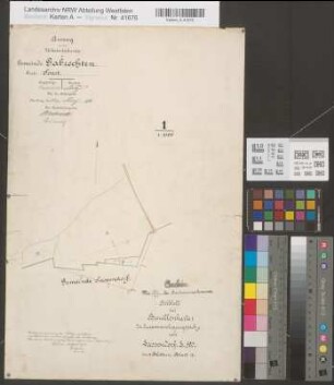Sassendorf (Bad Sassendorf), Separation Sassendorf, Bl. 13 Brouillonkarte Gabrechten Flur 1