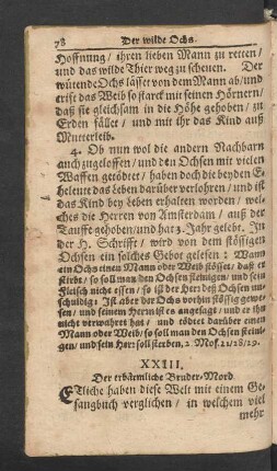 XXIII. Der erbämliche Bruder-Mord.