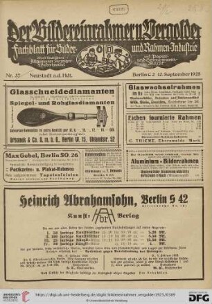 Nr. 37 (12. September 1925)